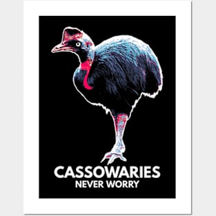 Be A Cassowary Because Posters and Art